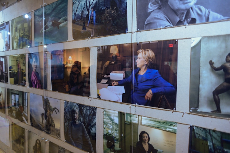 WOMEN: New Portraits by Annie Leibowitz, comissioned by UBS at the former Bayview Correctional Facility, the future home of the Women's Building from November 18 - December 11, 2016. (Photo credit: Casey Kelbaugh)