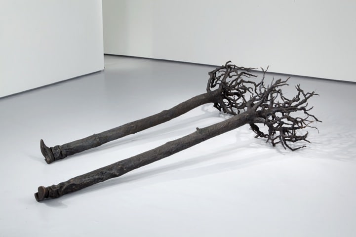 yoan capote uprooted walking tree sculpture