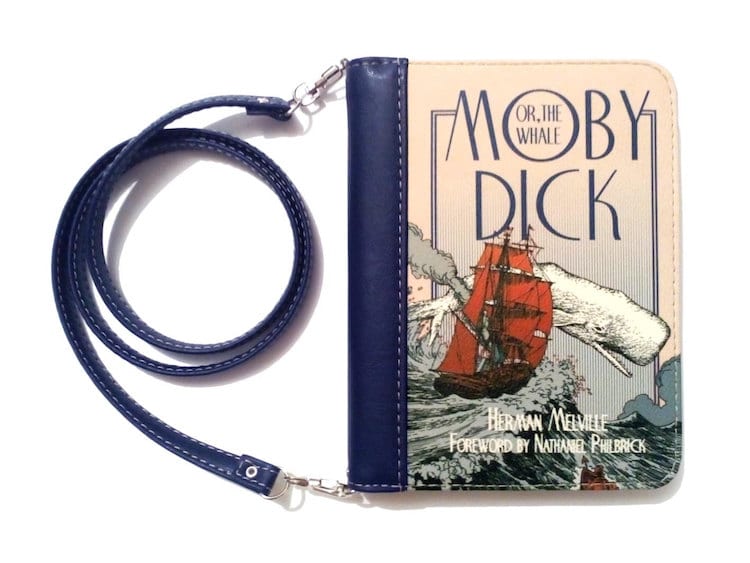 BAGatelle Studio: "Moby Dick" book clutch