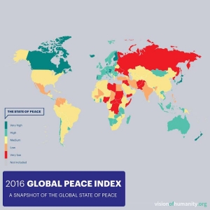 Global Peace Index Reveals The Most Harmonious Countries In The World