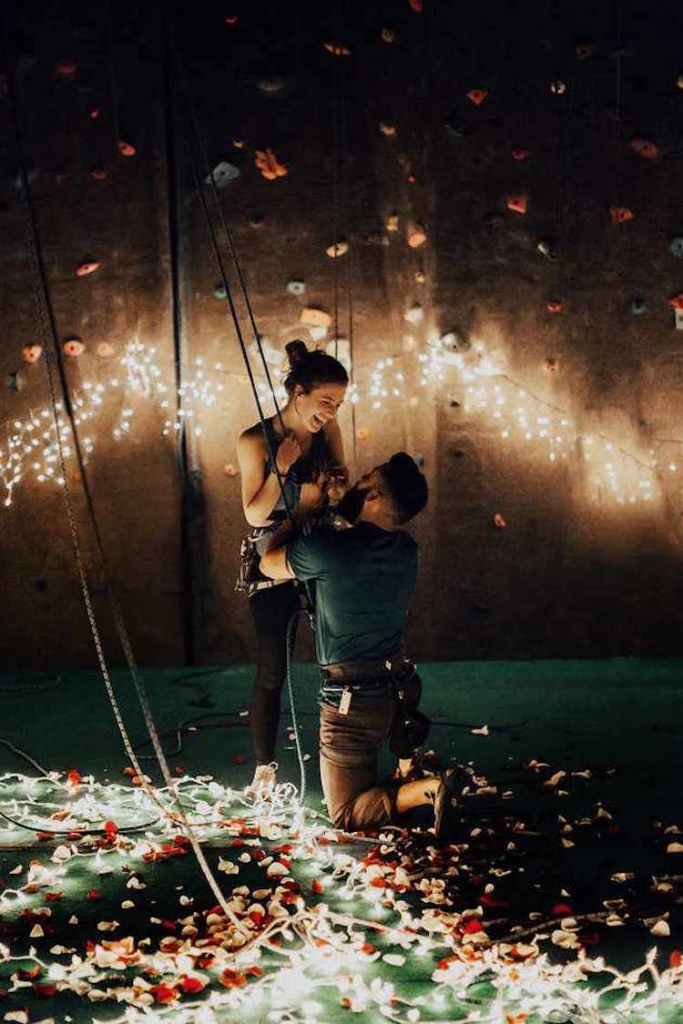 Rock Climbing Proposal Captured in Romantic Photos by India Earl