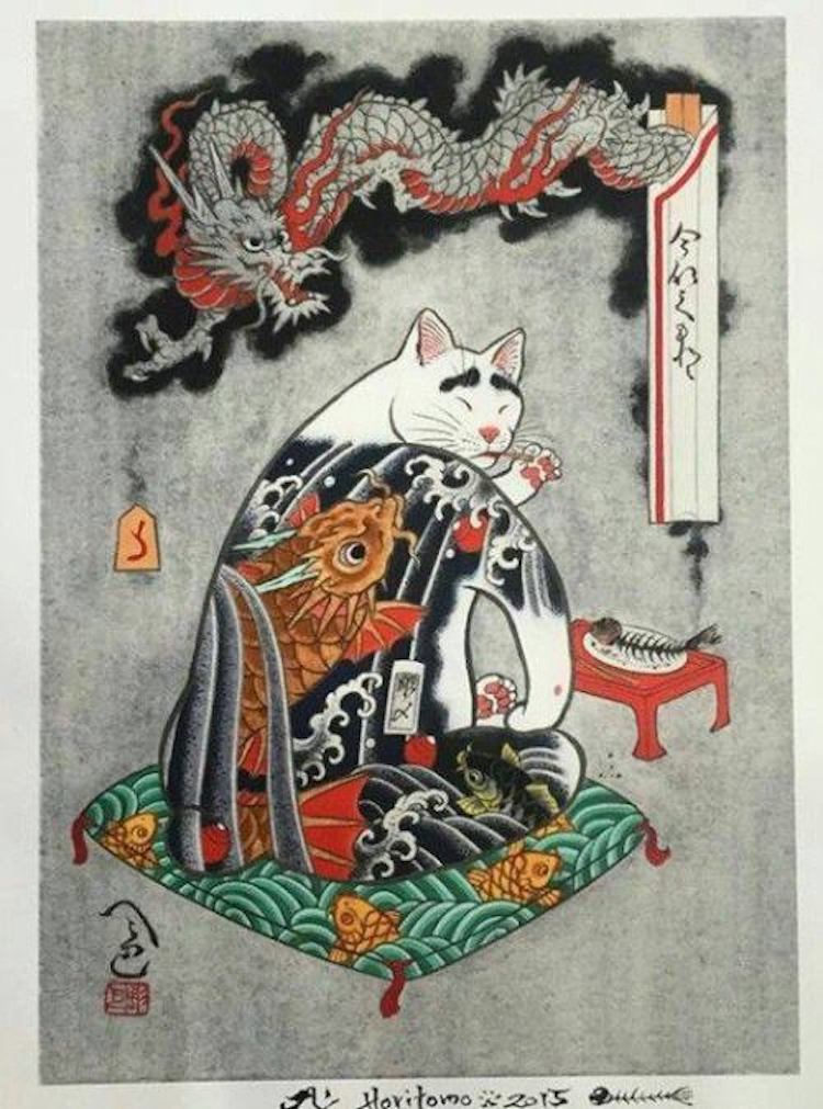 Kazuaki Horitomo monmon cats