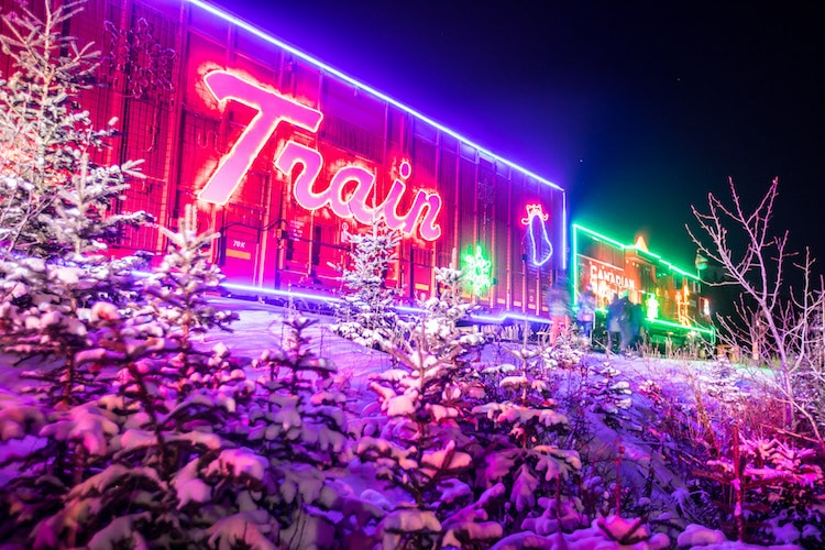 Neil Zeller Holiday Train Christmas Lights