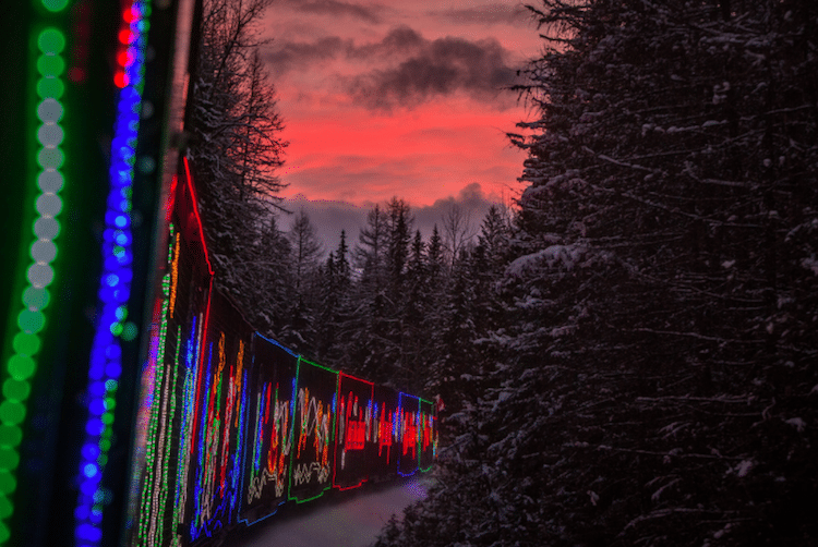Neil Zeller Holiday Train Christmas Lights