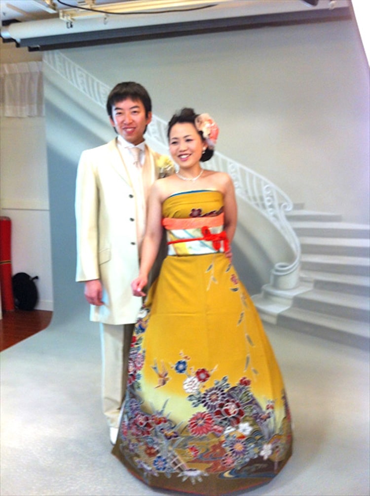 kimono wedding dress