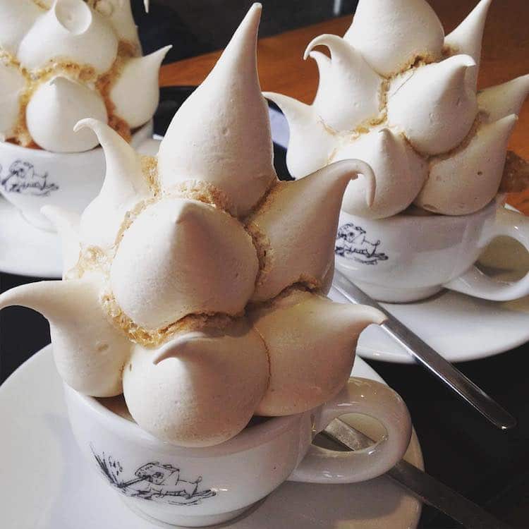 Takeout Drawing meringue coffee