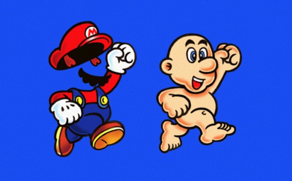 Naked Mario via Kotaku