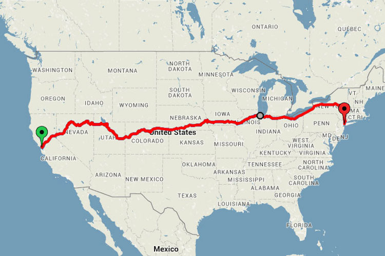 train travel across the USA for $213