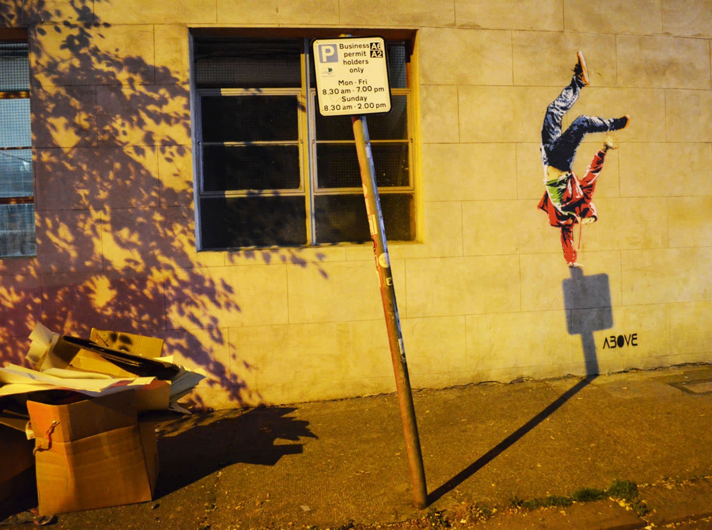 Above Tavar Zawacki street art - 15 Playful Street Artists