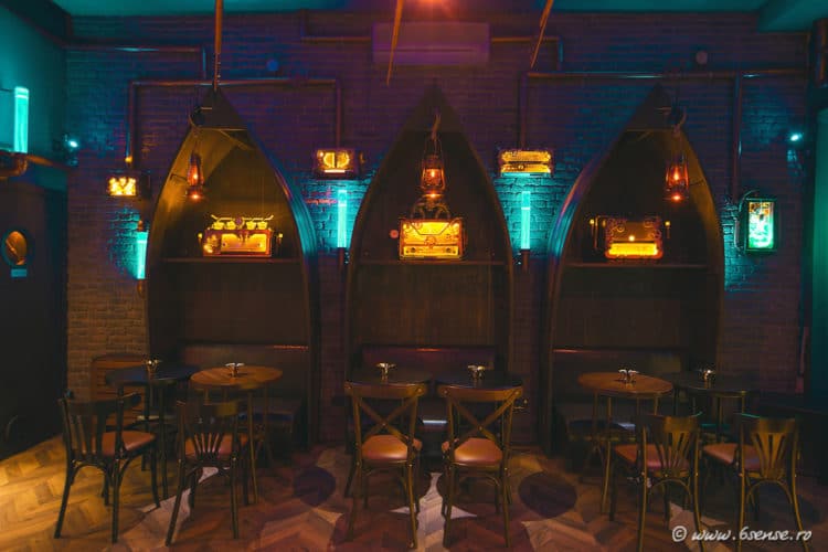 The Abyss Pub - Underwater Interior Steampunk Bar