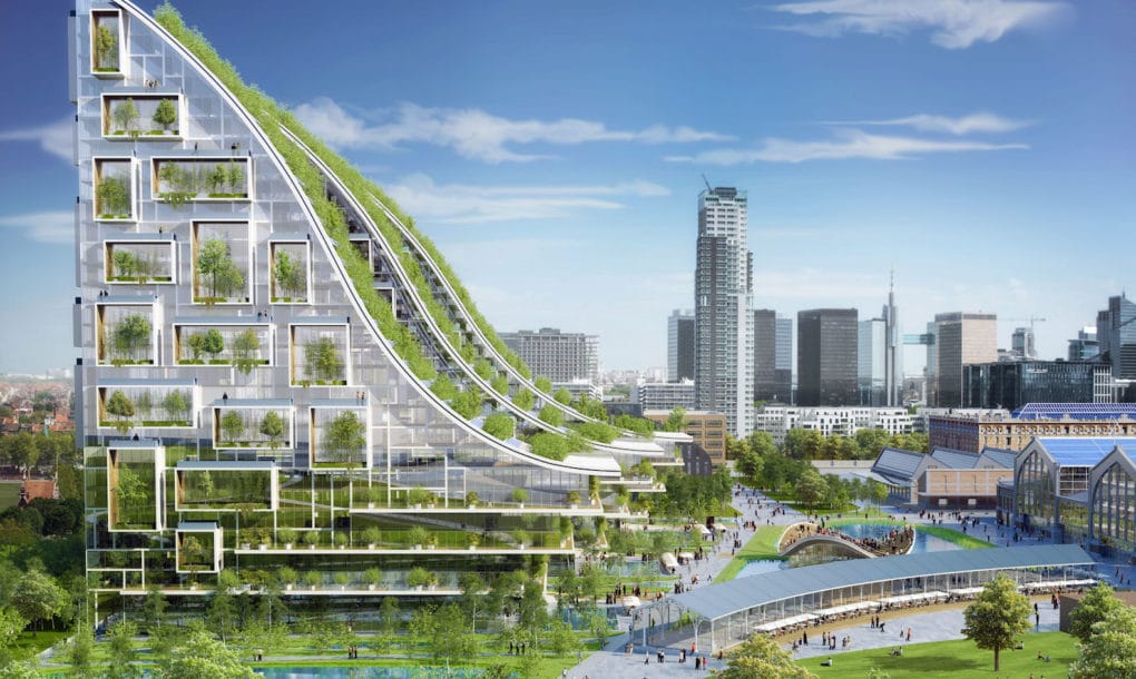 green sustainable architecture biomimetic design vincent callebaut tour and taxis