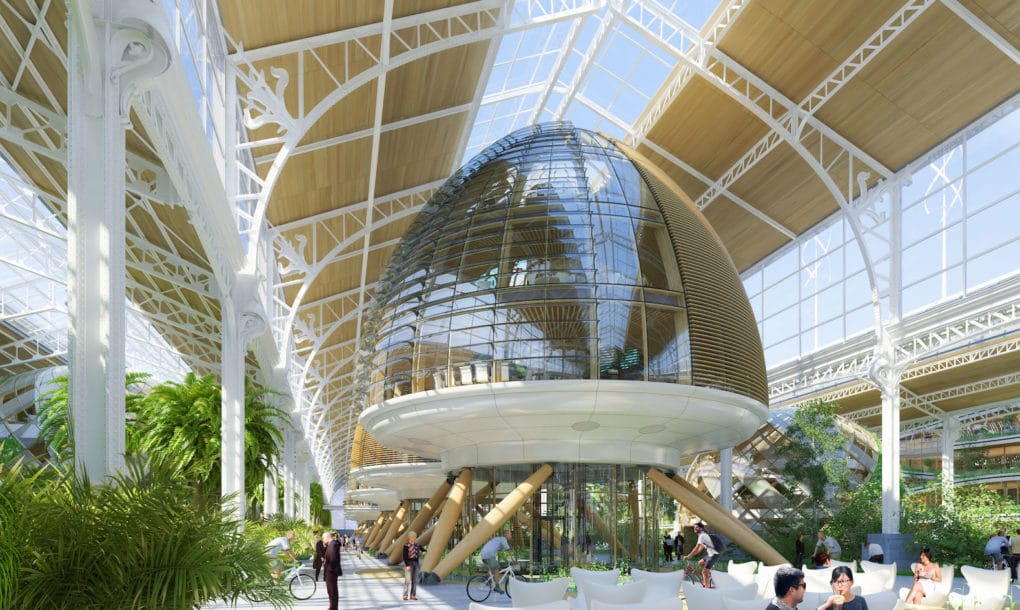 green sustainable architecture biomimetic design vincent callebaut tour and taxis