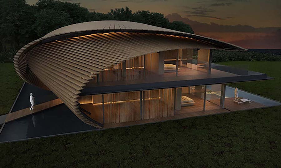 kengo kuma tsubomi villas bali indonesia contemporary balinese architecture