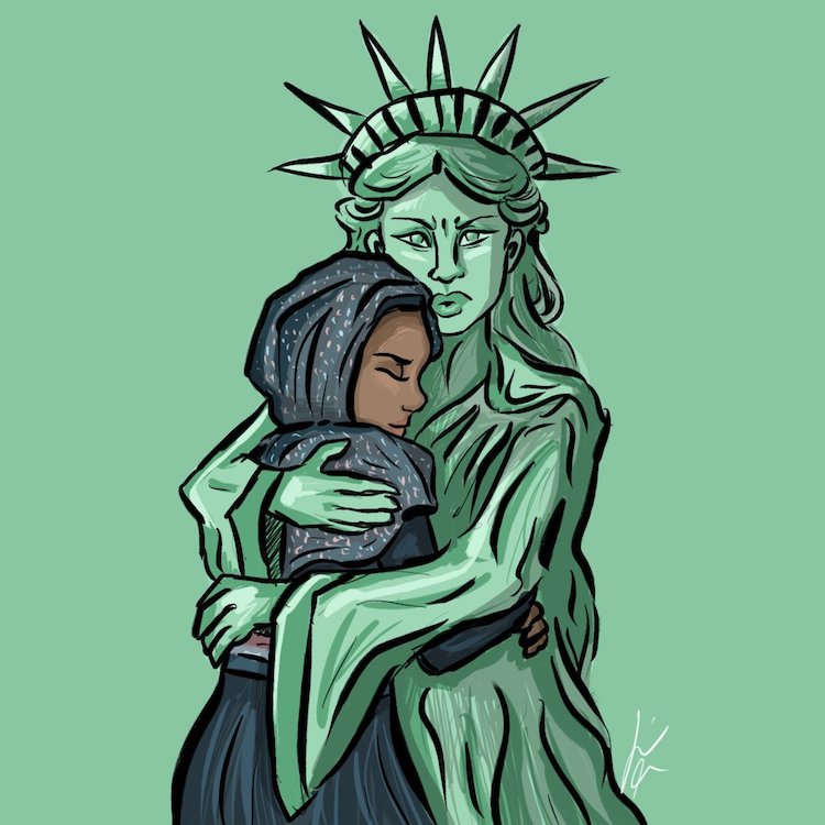Artists Respond to Refugee Ban with Compassionate Illustrations