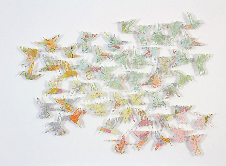 paper birds maps claire brewster 