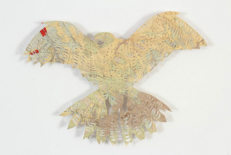 paper birds maps claire brewster 