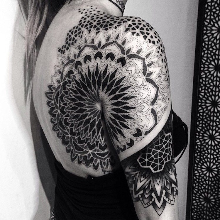 Mesmerizing Geometric Tattoos by Corey Divine