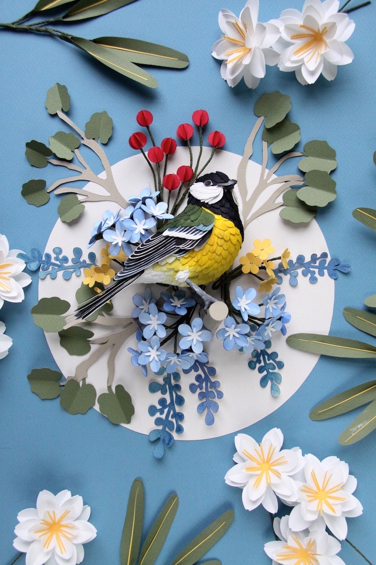 Diana Beltran Herrera Brings Birds to Life Through Her Paper Art