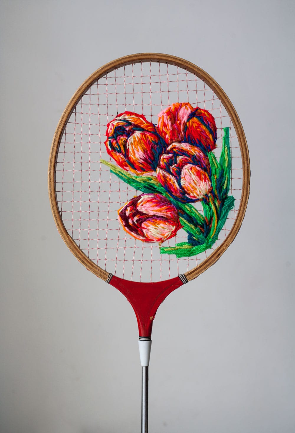 Bright sunny embroidery to melt away the winter blues. Includes spring flowers and animals.