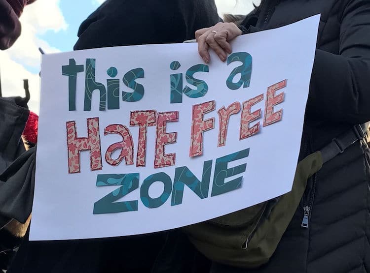 immigration protest signs