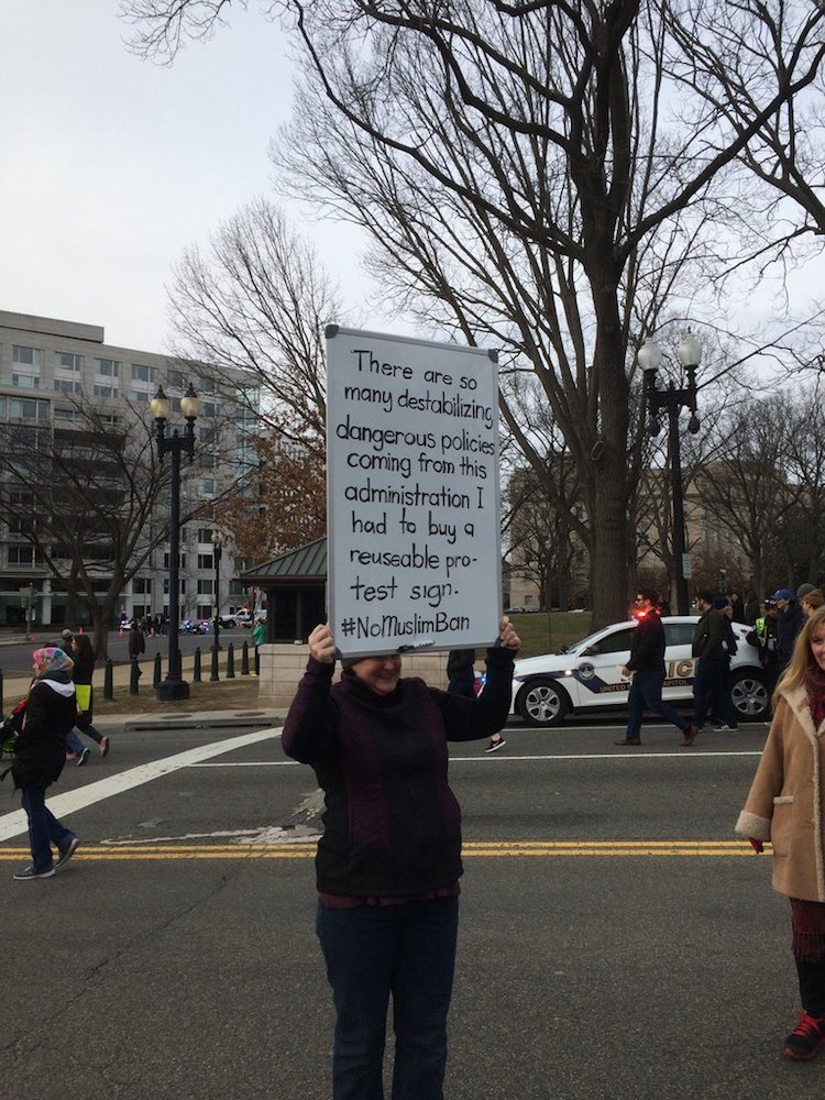 Inspiring Immigration Ban Protest Signs from Across the U.S.