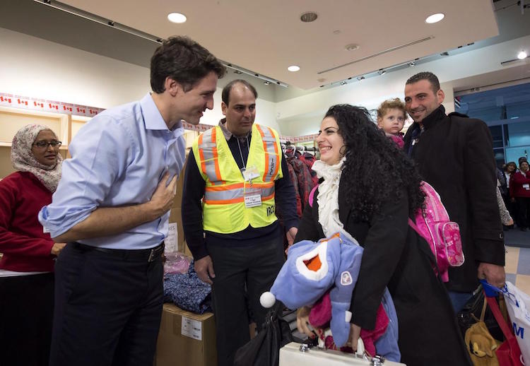 justin trudeau Welcome to Canada immigrants refugees