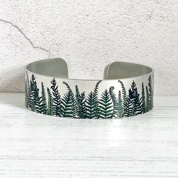 Fern Metal Cuff Bracelet