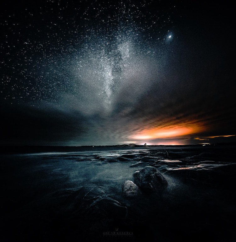 Starry Nights in Finland by Oscar Keserci