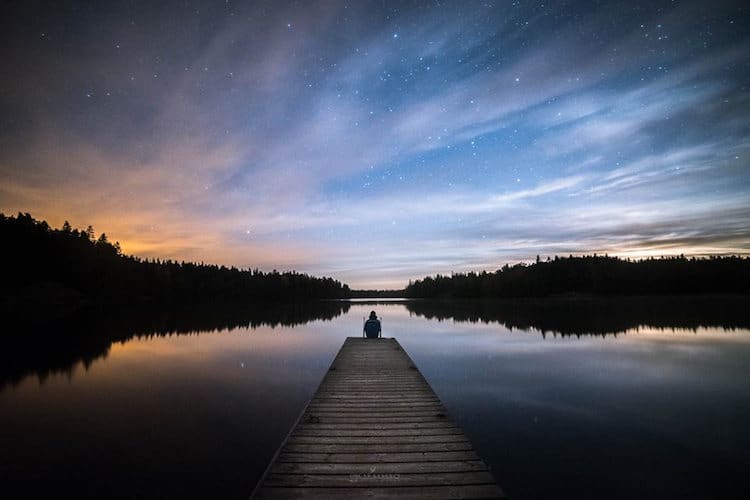 Starry Nights in Finland by Oscar Keserci