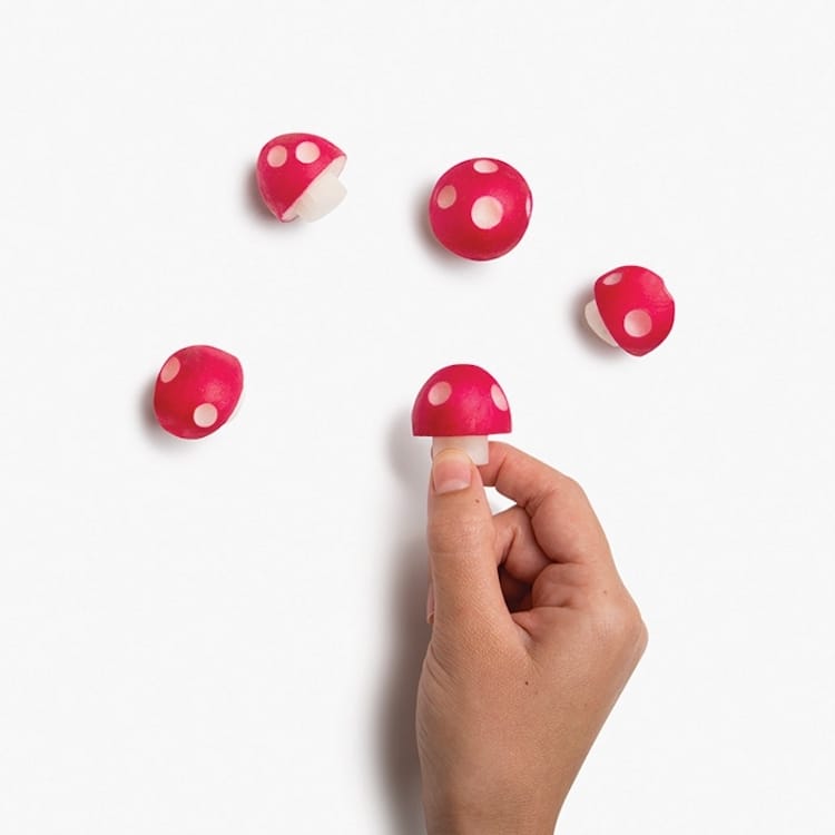 Ravanello Radish Shaper Transform the Vegetable into a Toadstool