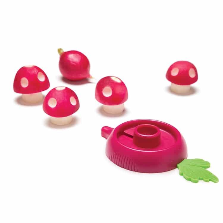 Ravanello Radish Shaper Transform the Vegetable into a Toadstool