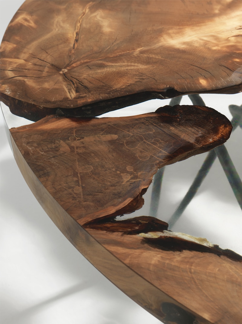 kauri wood resin table riva 1920 furniture design