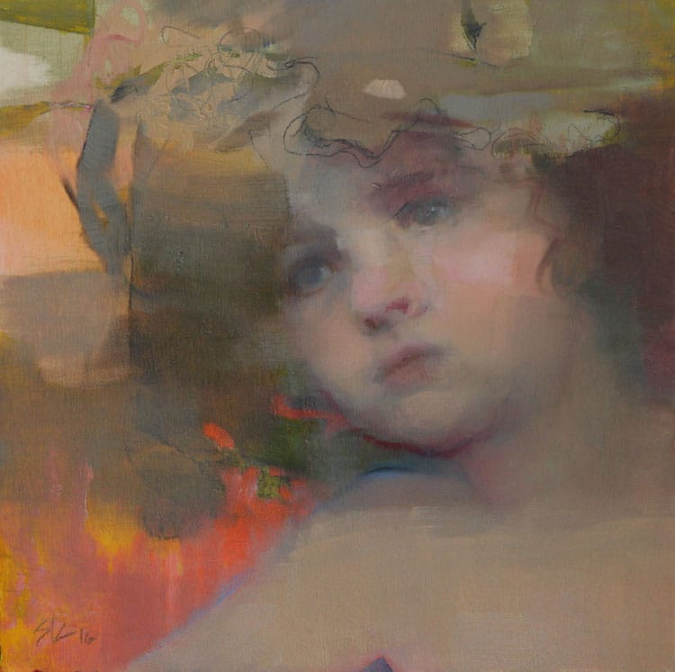 stanka kordic oil paintings ethereal female portraits