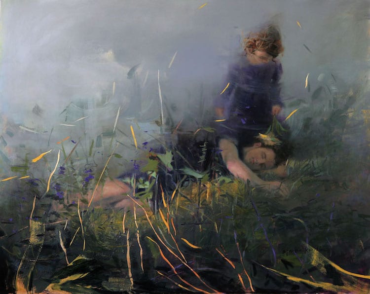 stanka kordic oil paintings ethereal female portraits