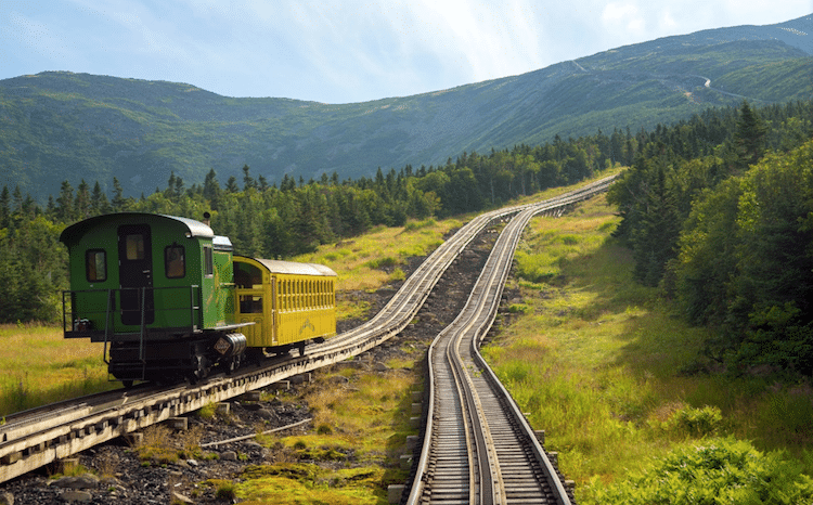 Train Photos Show the Vessels Roaring Through Picturesque Landscapes