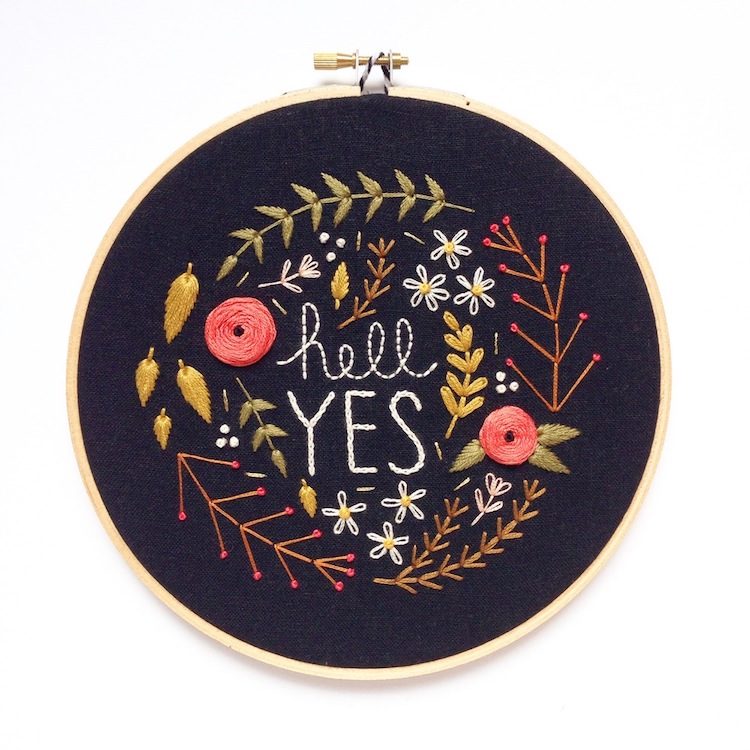 Uplifting Embroidery to Brighten Your Day 
