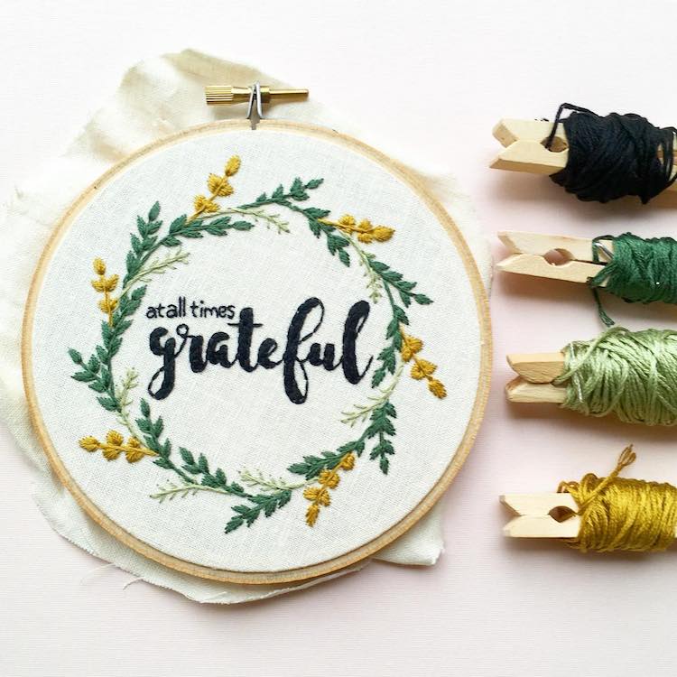 Uplifting Embroidery to Brighten Your Day 