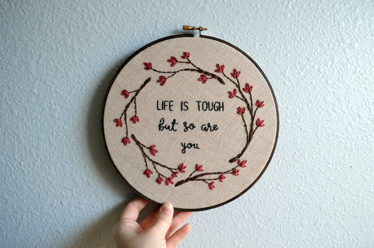 Uplifting Embroidery to Brighten Your Day 