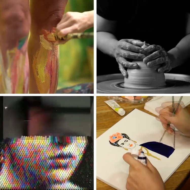 Artist Videos Reveal a Behind-the-Scenes Look into the Artistic Process