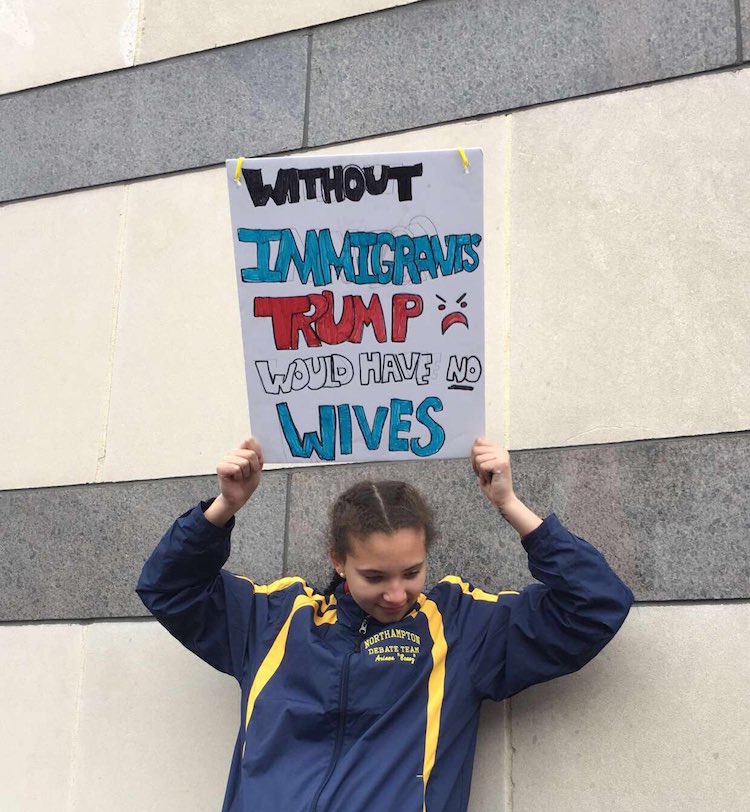 Clever Women's Marches Signs from Around the World