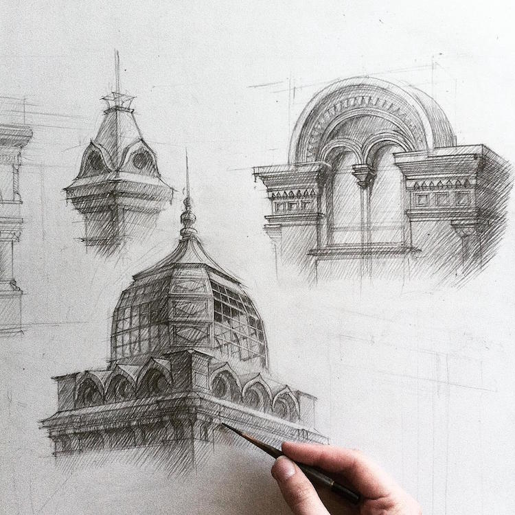 Architectural Sketches 15 Sketches by World Famous Architects  RTF