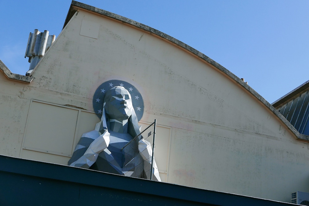 David Mesguich Geometric Sculptures street art