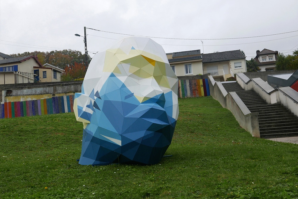David Mesguich Geometric Sculptures public art