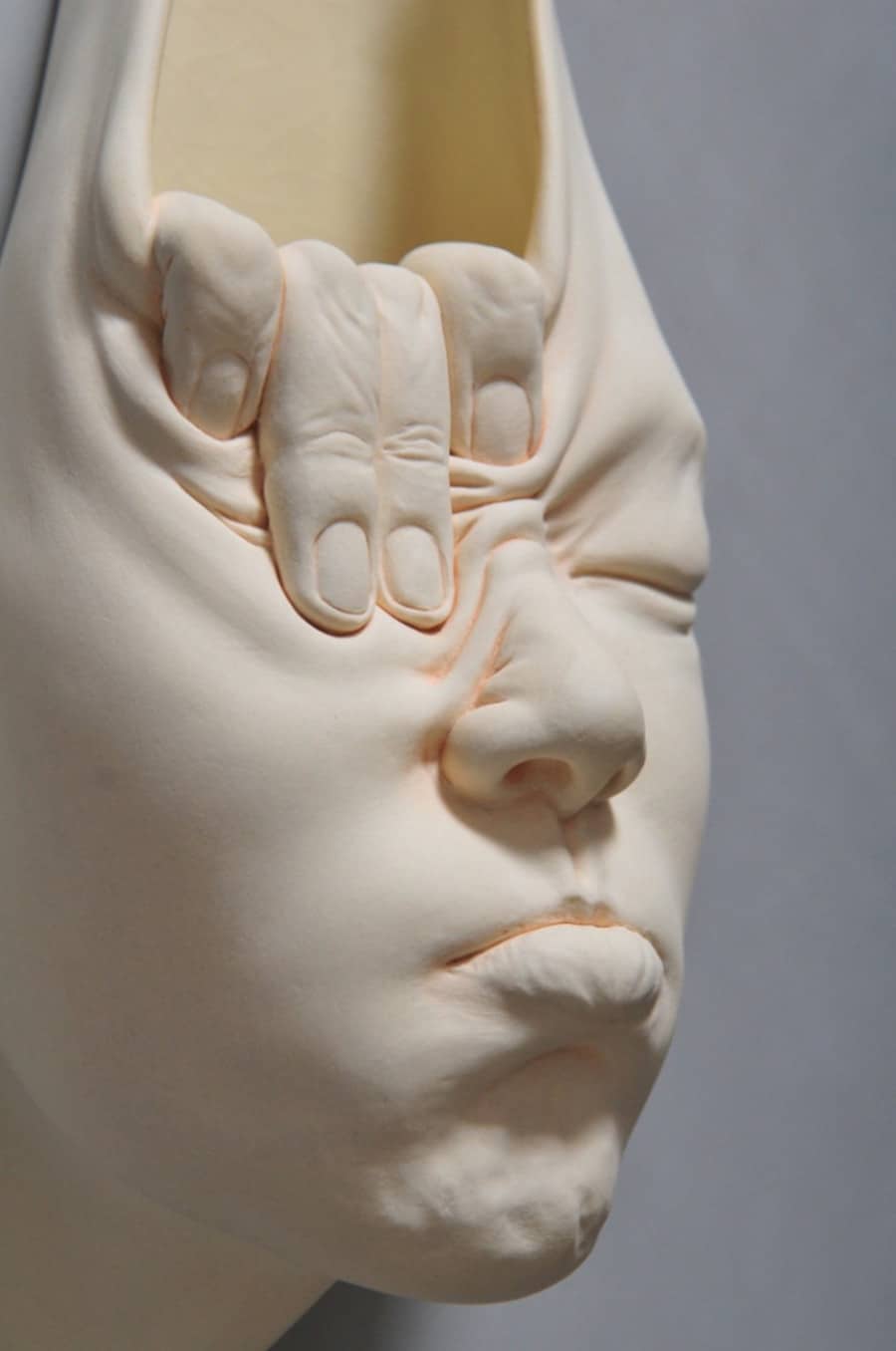 johnson tsang surreal sculpture in porcelain