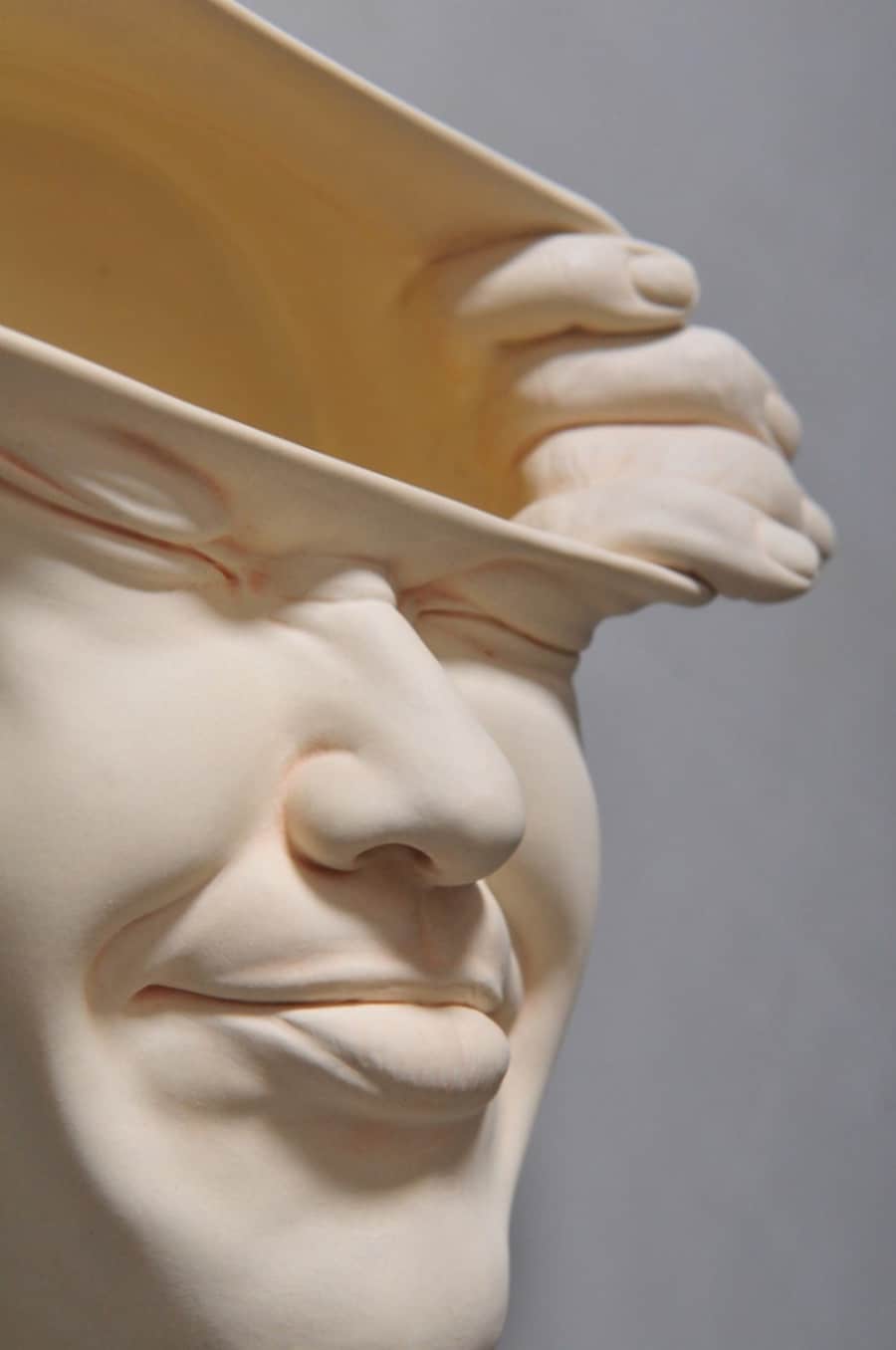 johnson tsang surreal sculpture in porcelain