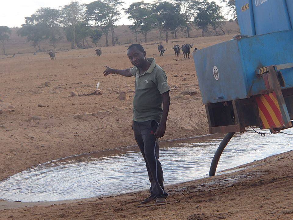 Patrick Kilonzo Mwalua water trucks for animals 