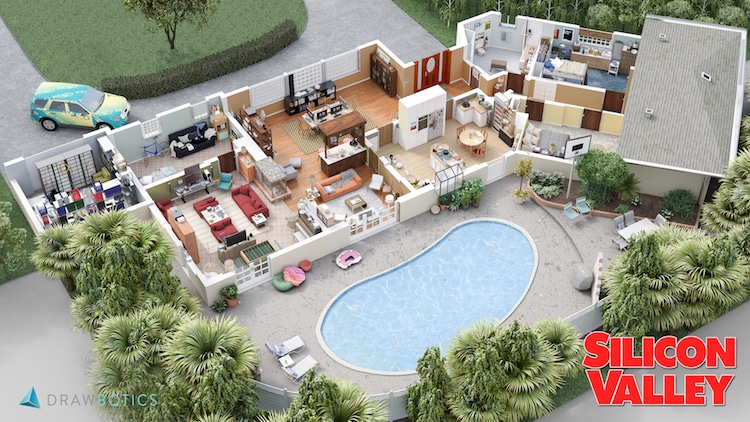 tv show 3d floor plans