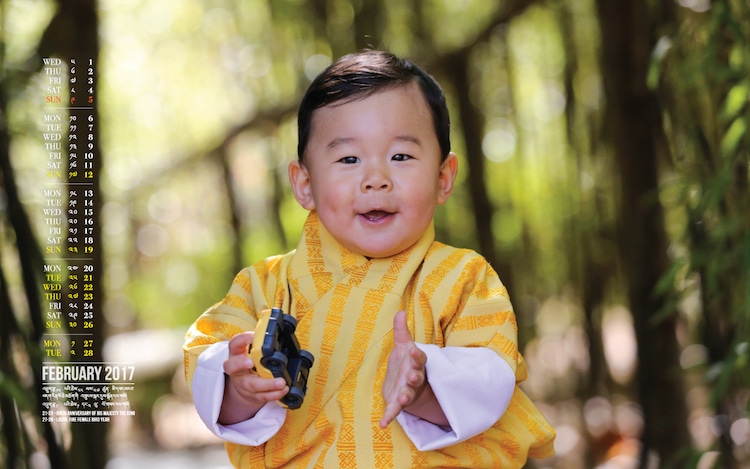 baby prince of bhutan first birthday Jigme cute photo