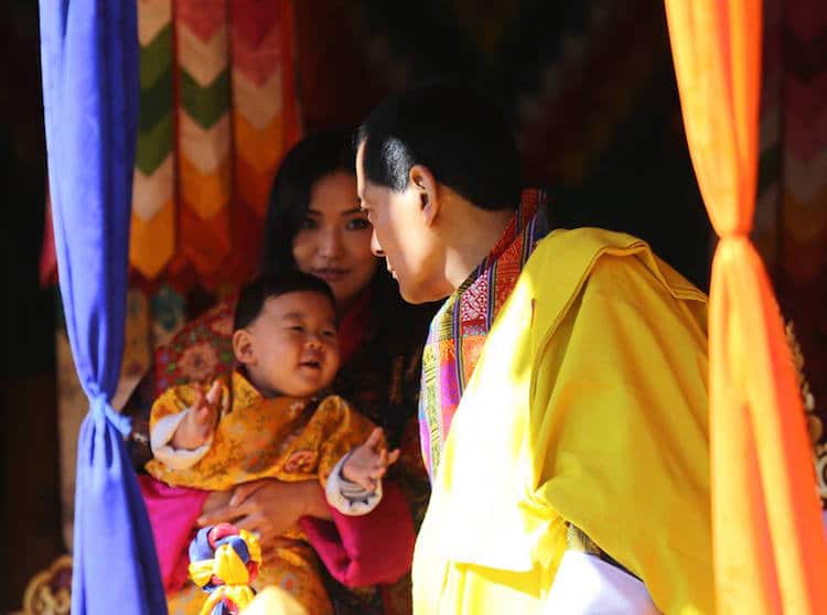 baby prince of bhutan first birthday Jigme cute photo