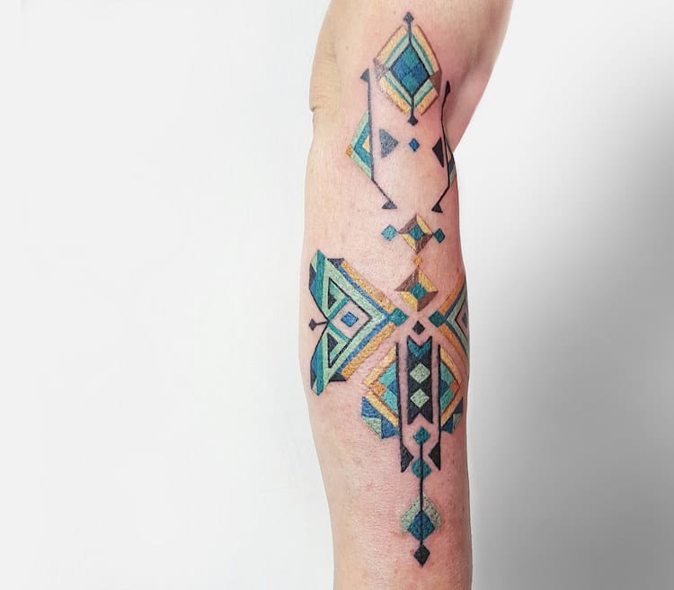 Geometric Tattoo Design for Men